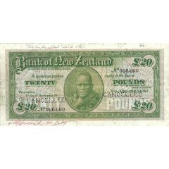 20 Pounds Bank of New Zealand