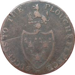 1/2 Penny Suffolk - Bury / J. Goer