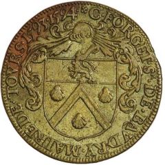 Token - César Forget - Maire de Tours Noblesse et Villes