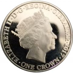 1 Crown - Elizabeth II The Battle of Ypres, Silver Plated