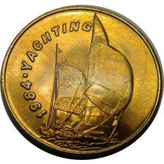 Token - SCRTD Fare Games of the XXIIIrd Olympiad Los Angeles 1984 - Yachting, Los Angeles, California