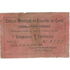 1 Centavo Concelho de Certã