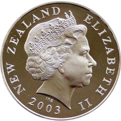 1 Dollar - Elizabeth II 4th Portrait, Frodo offering ring to Nazgul