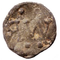 Lead Token Reversed initials WR and uniface
