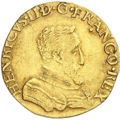 Double Gold Henri - Henry II and successors 1st type, 1st bust