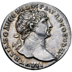Denarius - Trajan S P Q R OPTIMO PRINCIPI PIET, Pietas