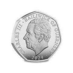 50 Pence - Charles III Jane Seymour, Silver Proof