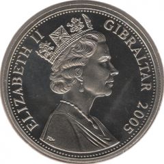 1 Crown - Elizabeth II Letters of Nelson