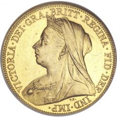 1/2 Sovereign - Victoria 3rd portrait