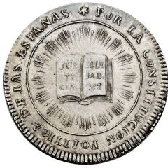 2 Reales - Fernando VII Constitution