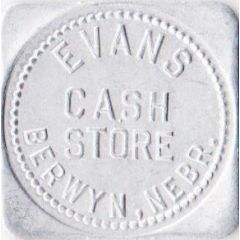 1 Dollar - Evans Cash Store Berwyn, Nebraska