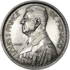 10 Francs - Louis II Silver Piedfort Essai