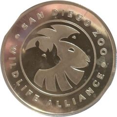 1 Ounce Silver - San Diego Zoo Rhinoceros