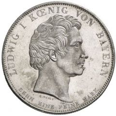 1 Thaler - Louis I Monument for Bavarians Who Fell in Russia