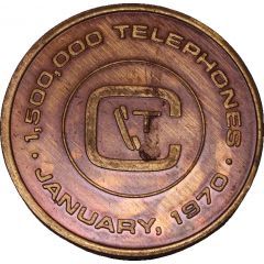 Medal - Continental Telephone Corporation