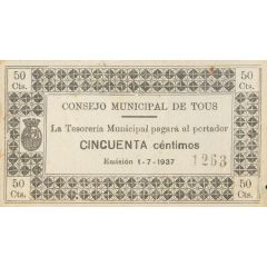 50 Céntimos Tous