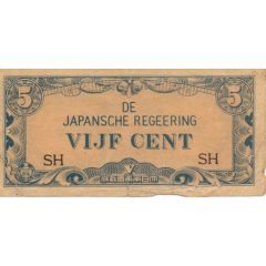 5 Cents Japanese Occupation