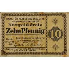 10 Pfennig Bank für Handel und Industrie