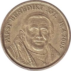 Token - Papst Benedikt XVI Köln am Rhein