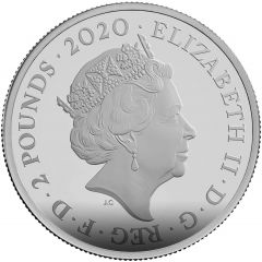 2 Pounds - Elizabeth II James Bond - II, Silver Proof