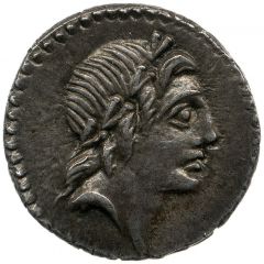 Denarius Caecilia: Lucius Caecilius Metellus, C•MALL ROMA