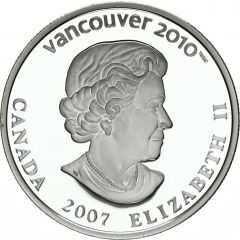 25 Dollars - Elizabeth II Curling