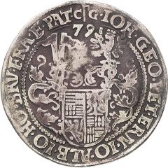 1/4 Thaler - John George, Peter Ernest, John Albert, John Hoyer and Bruno