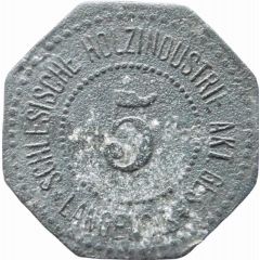 5 Pfennig - Langenöls Schlesische Holzindustrie Akt. Ges.