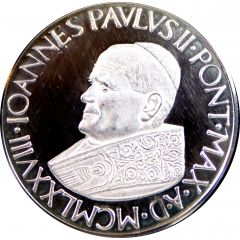 Pope John Paul II commemorative medal 1978