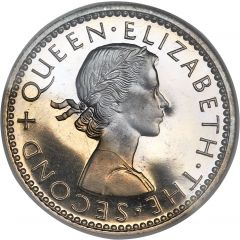 6 Pence - Elizabeth II 1st portrait