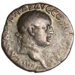 Denarius - Vespasian PACI AVGVSTAE, Victory