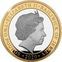2 Pounds - Elizabeth II David Copperfield, Silver Proof