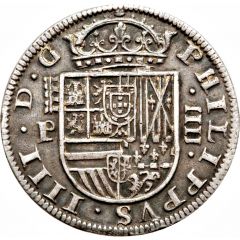 4 Reales - Felipe IV Segovia,milled