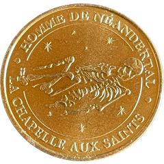 Jeton touristique - Monnaie de Paris - Homme de Néandertal