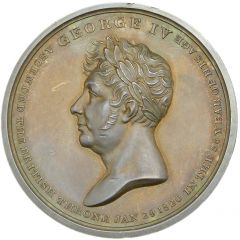 Medal - George IV Coronation, J.G. Hancock, silver
