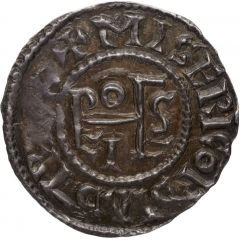 Denier - Louis III Saint Peter monastery of Corbie