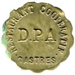 10 Centimes - Restautant Coopératif D.P.A Castres