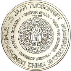 Medal - 25th Anniversary of the International Numismatic day in Dendermonde