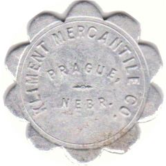 50 Cents - Kliment Mercantile Company Prague, Nebraska