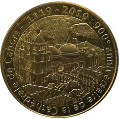 Monnaie de Paris Tourist Token - 900e anniversaire de la Cathédrale de Cahors 1119-2019