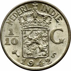1/10 Gulden - Wilhelmina