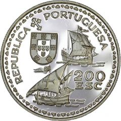 200 Escudos Henrique o Navegador, Silver