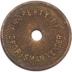Game Token - Sportsman Vender
