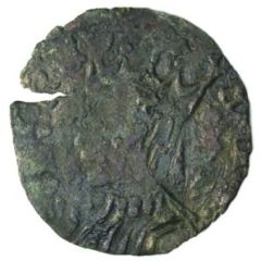 Denier - Jean de Bethencourt countermark.