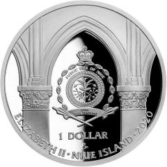1 Dollar - Elizabeth II Bells of Notre-Dame de Paris