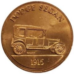 Franklin Mint - Collection of Antique Car Coins - Series 1 Dodge Sedan