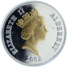 5 Pounds - Elizabeth II Golden Jubilee, Silver Proof