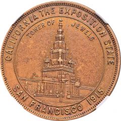 Dollar - Panama Pacific International Exposition Tower of Jewels