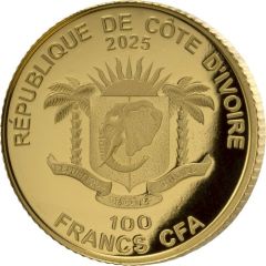 100 France CFA Saltwater crocodile