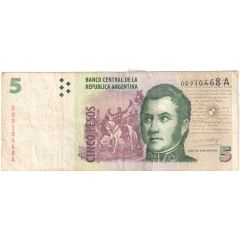 5 Pesos Convertibles de Curso Legal 2nd issue